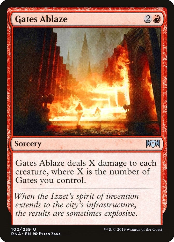 Gates Ablaze (102) (Ravnica Allegiance)