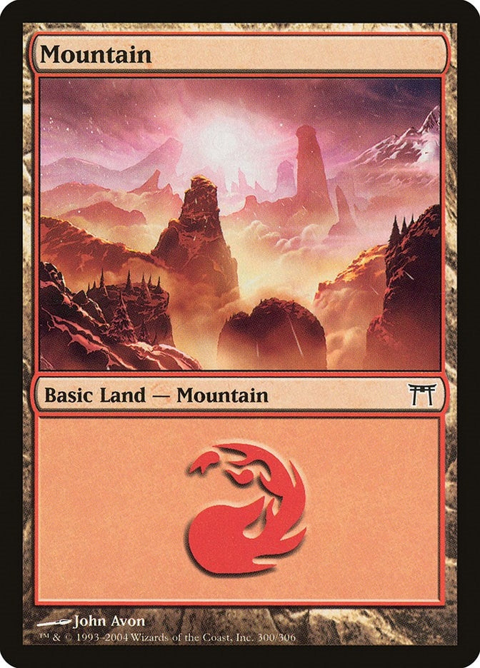 Mountain (300) (300) (Champions of Kamigawa)