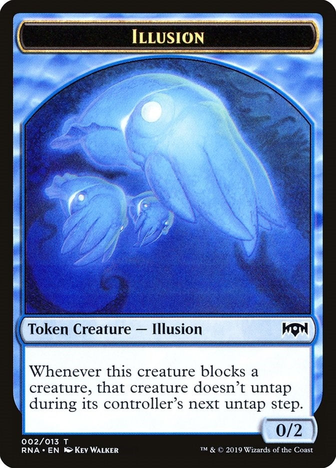 Illusion Token (2) (Ravnica Allegiance)