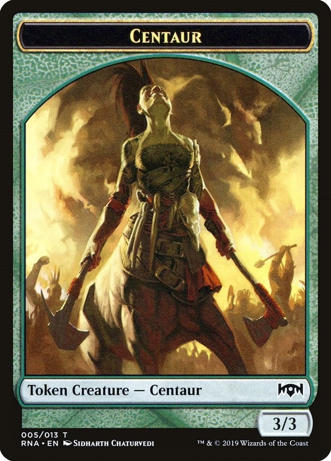 Centaur Token (5) (Ravnica Allegiance)