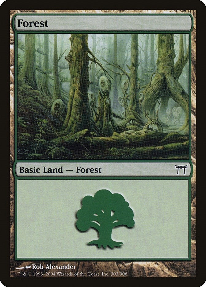 Forest (303) (303) (Champions of Kamigawa)
