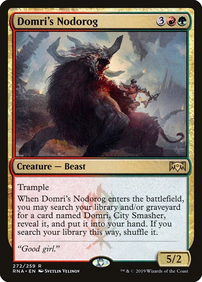 Domri's Nodorog (272) (Ravnica Allegiance)