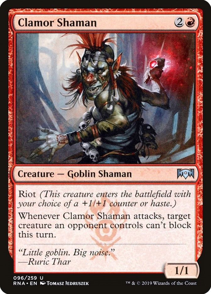 Clamor Shaman (96) (Ravnica Allegiance)