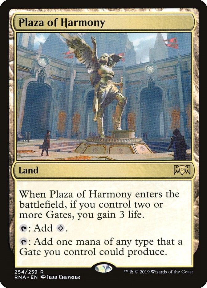 Plaza of Harmony (254) (Ravnica Allegiance)