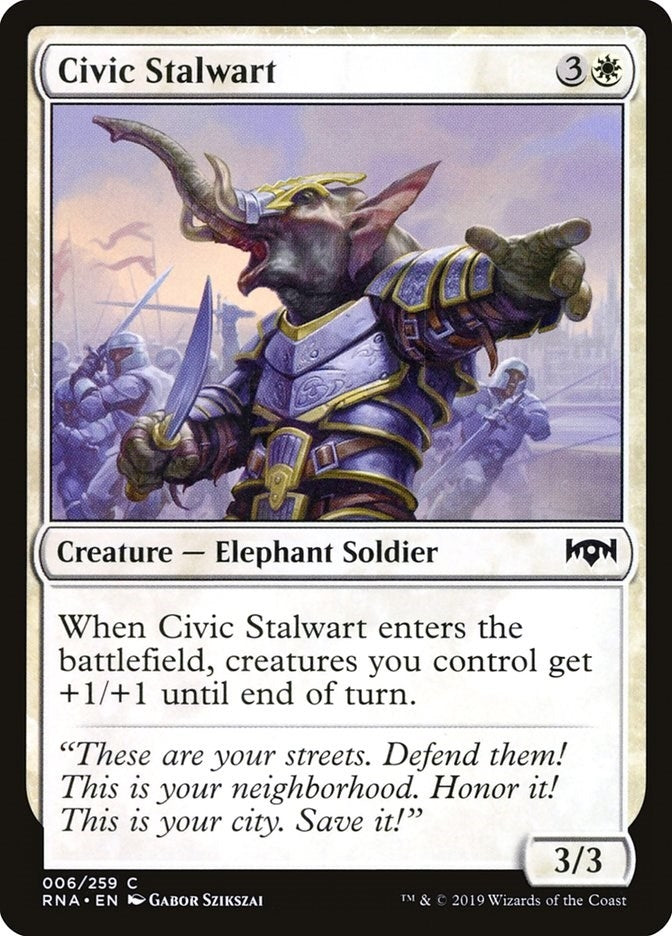 Civic Stalwart (6) (Ravnica Allegiance)