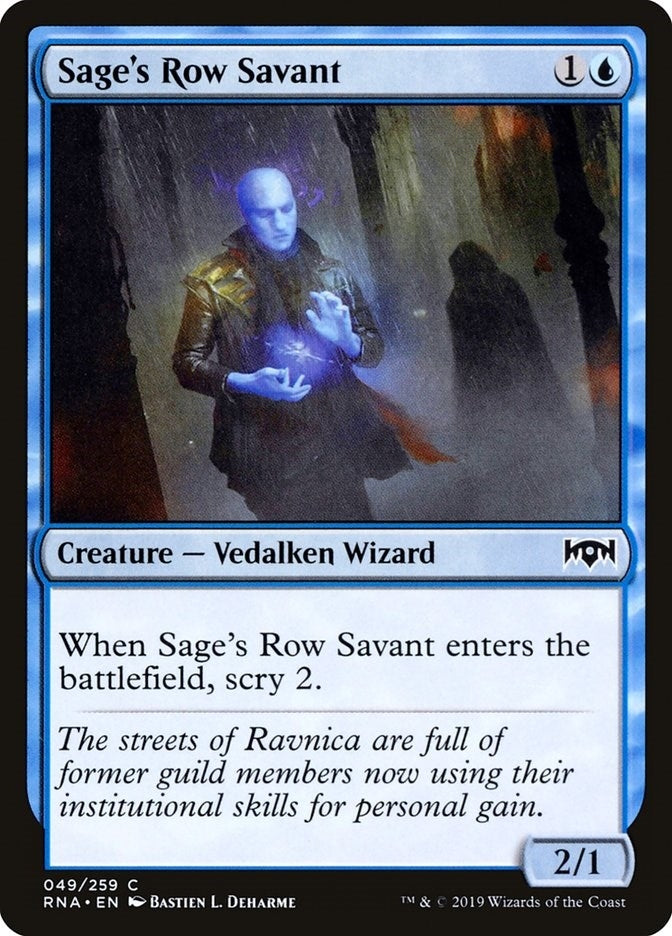 Sage's Row Savant (49) (Ravnica Allegiance)