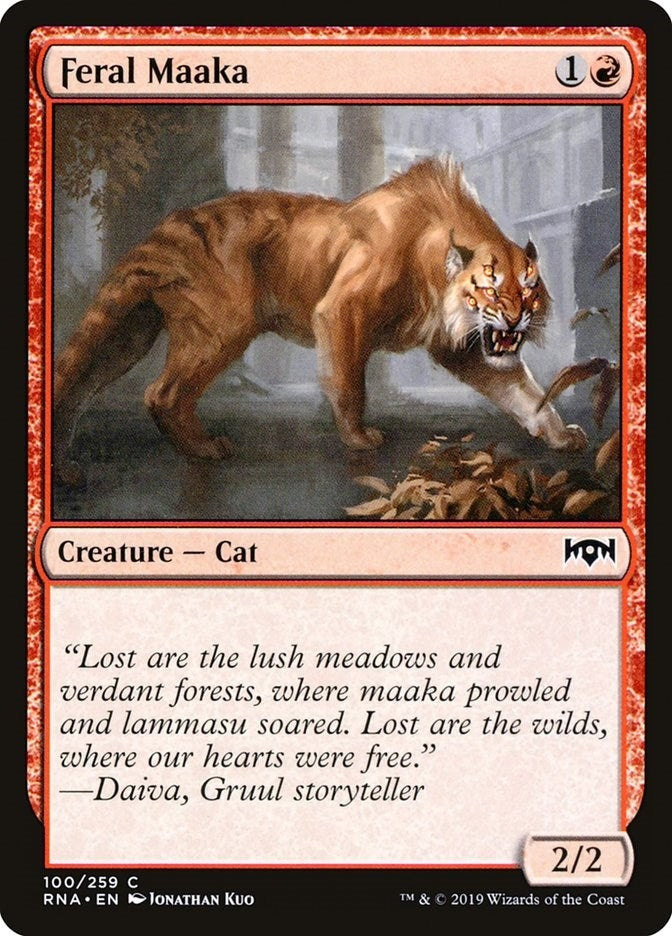 Feral Maaka (100) (Ravnica Allegiance)