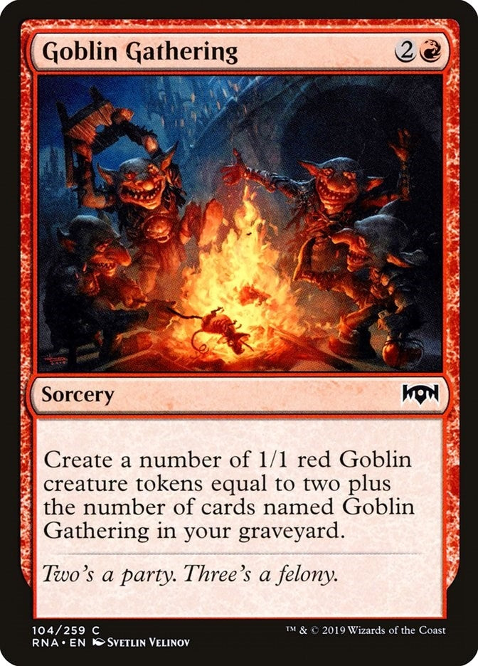 Goblin Gathering (104) (Ravnica Allegiance)