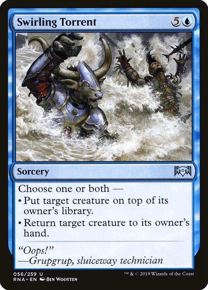 Swirling Torrent (56) (Ravnica Allegiance)