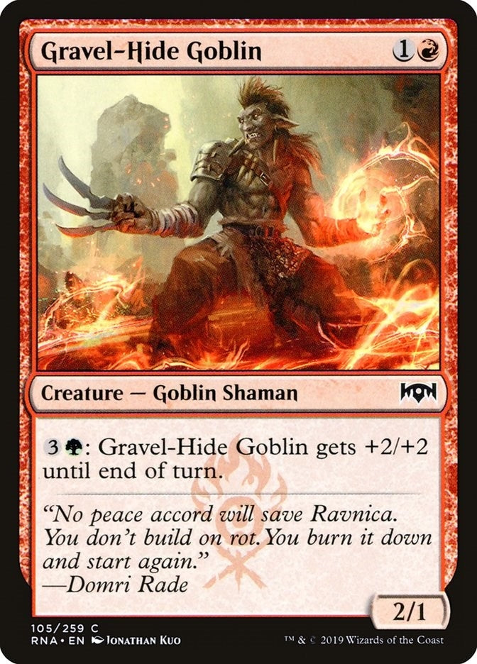Gravel-Hide Goblin (105) (Ravnica Allegiance)