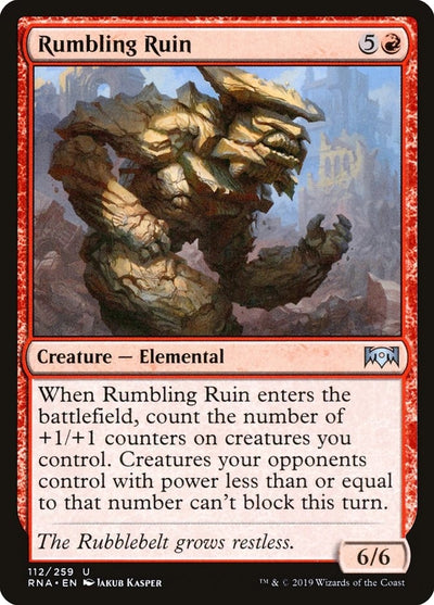Rumbling Ruin (112) (Ravnica Allegiance)