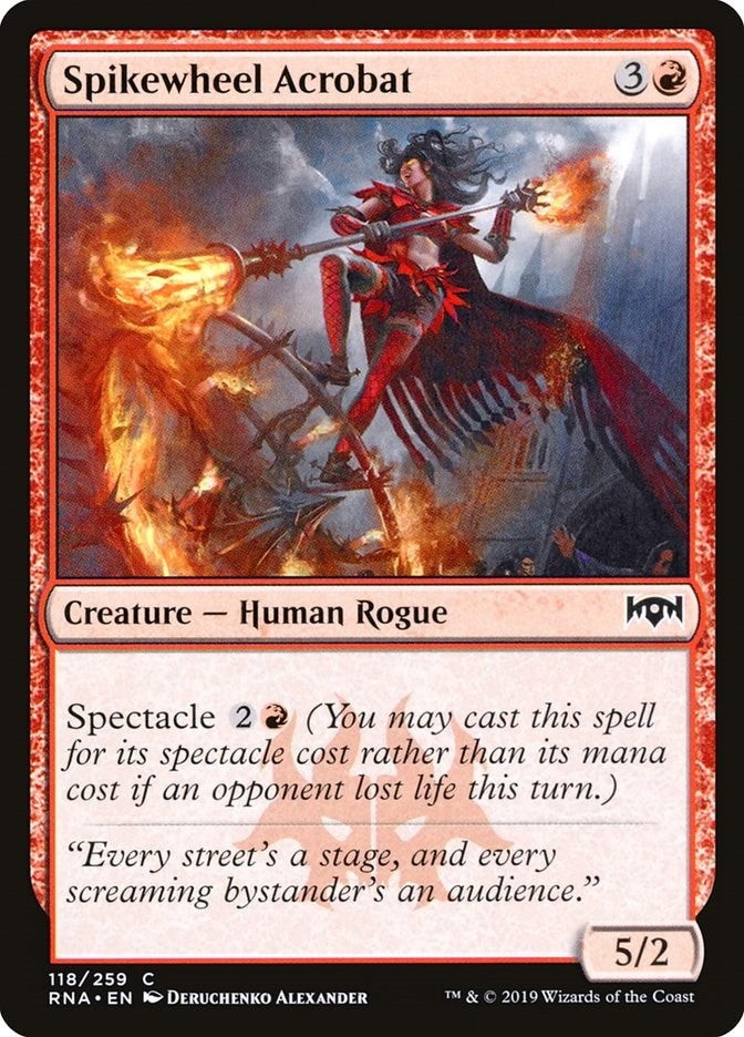 Spikewheel Acrobat (118) (Ravnica Allegiance)