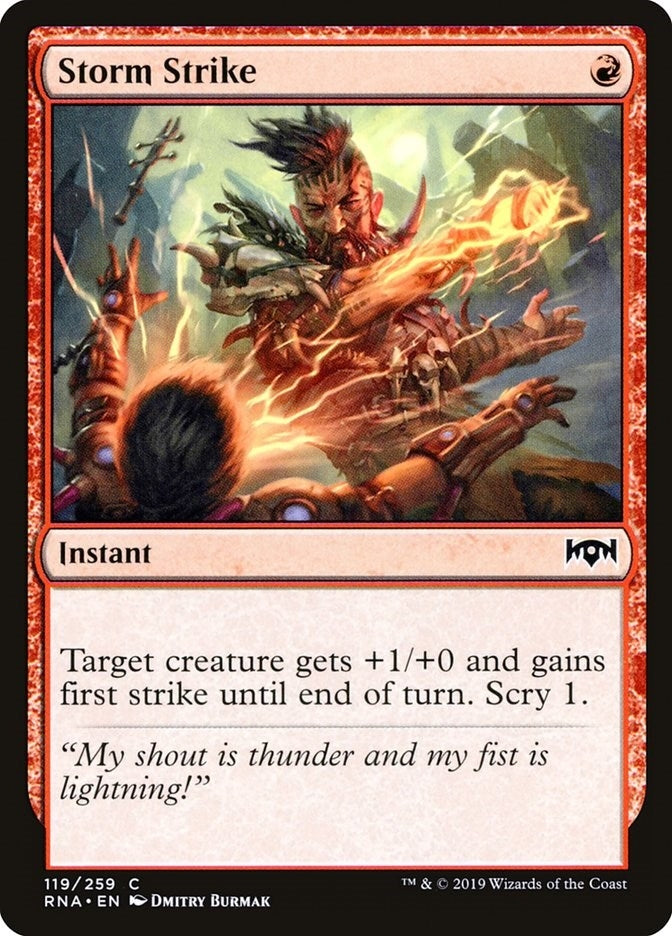 Storm Strike (119) (Ravnica Allegiance)