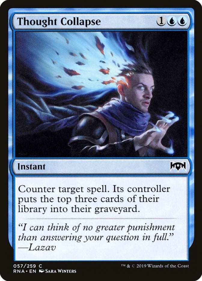 Thought Collapse (57) (Ravnica Allegiance)