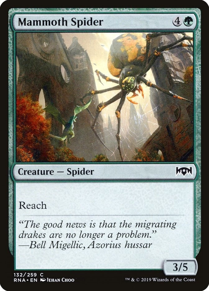 Mammoth Spider (132) (Ravnica Allegiance)