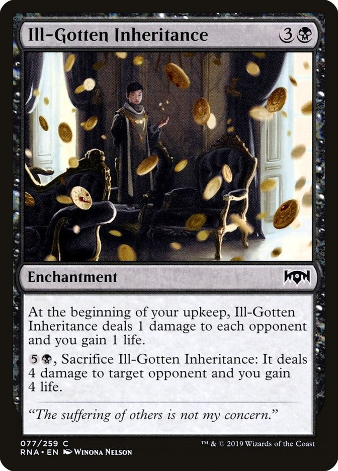 Ill-Gotten Inheritance (77) (Ravnica Allegiance)