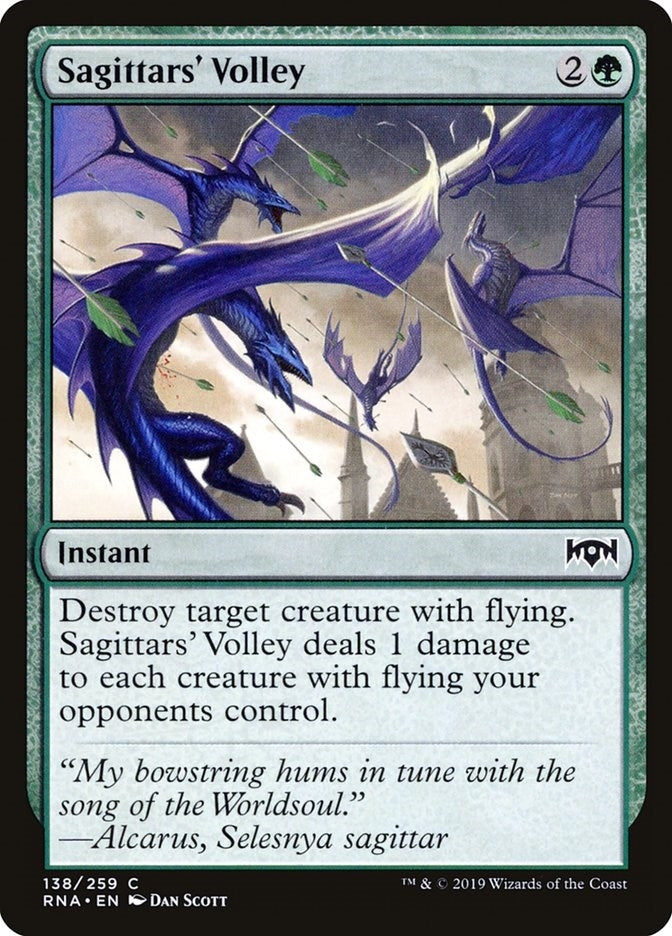 Sagittars' Volley (138) (Ravnica Allegiance)