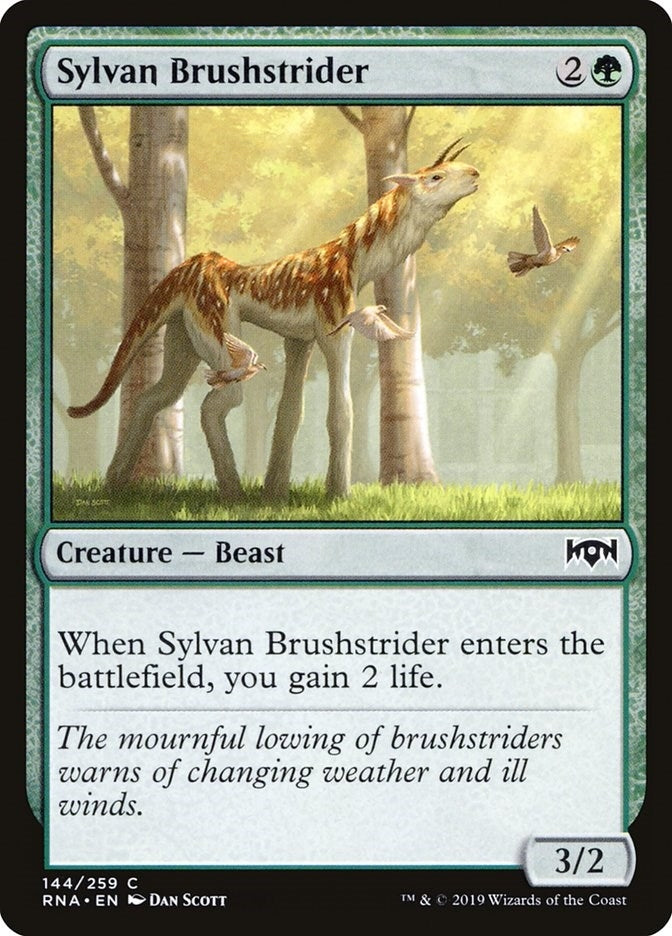 Sylvan Brushstrider (144) (Ravnica Allegiance)