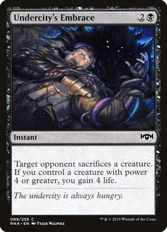 Undercity's Embrace (89) (Ravnica Allegiance)
