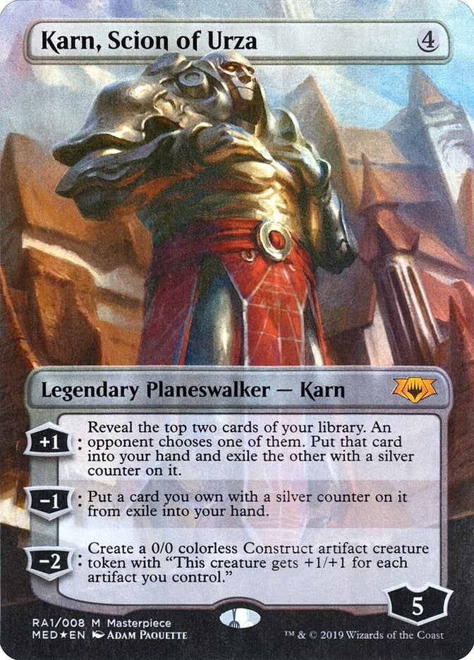Karn, Scion of Urza (RA1) (Mythic Edition: Ravnica Allegiance)