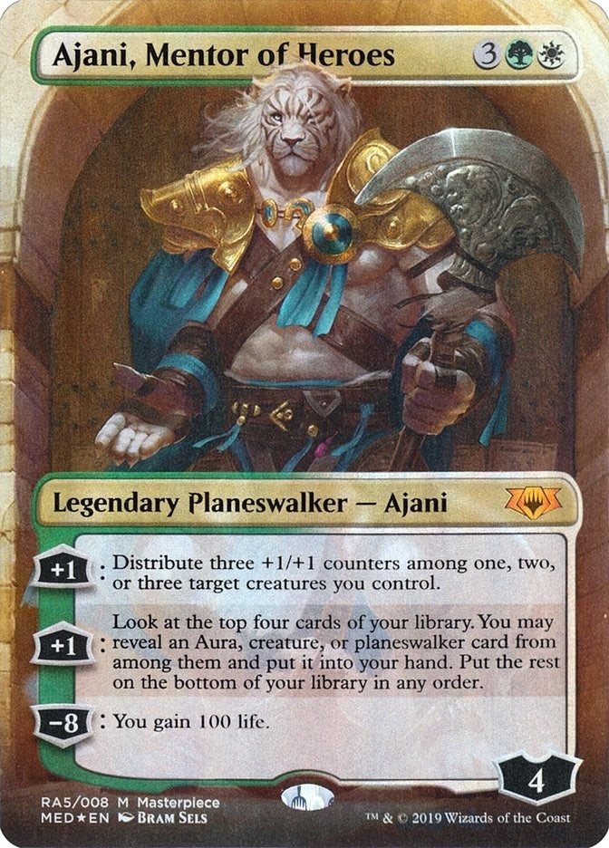 Ajani, Mentor of Heroes (RA5) (Mythic Edition: Ravnica Allegiance)