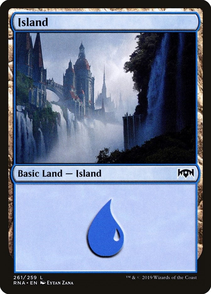 Island (261) (Ravnica Allegiance)