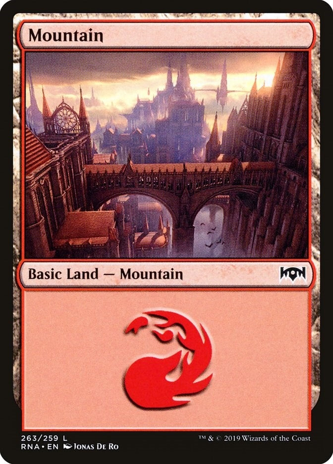 Mountain (263) (Ravnica Allegiance)