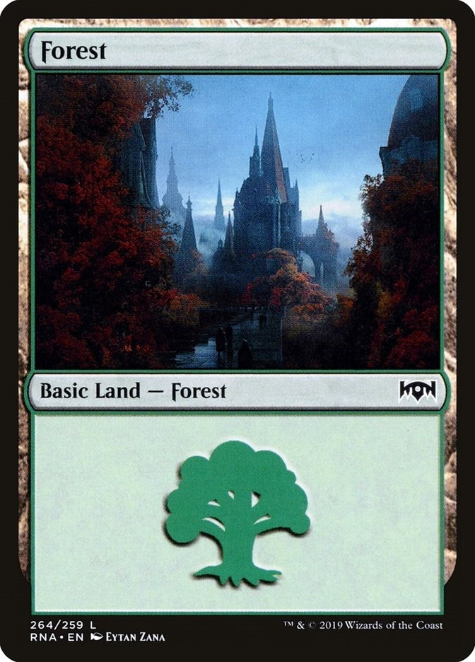 Forest (264) (Ravnica Allegiance)