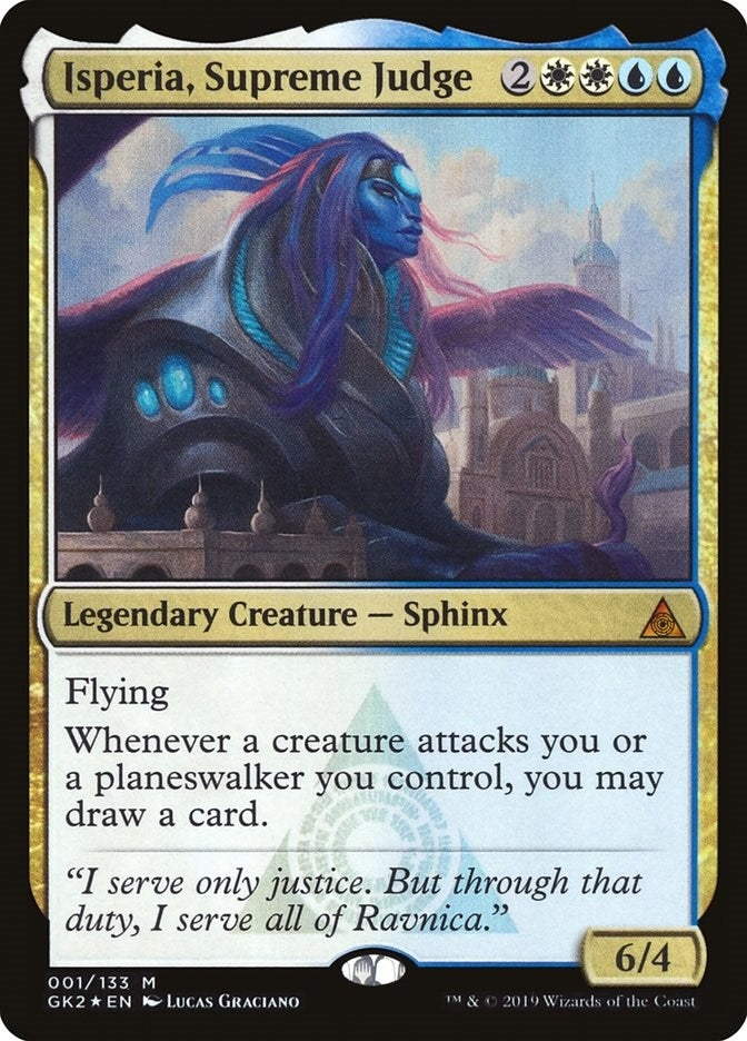 Isperia, Supreme Judge (1) (Ravnica Allegiance: Guild Kits)