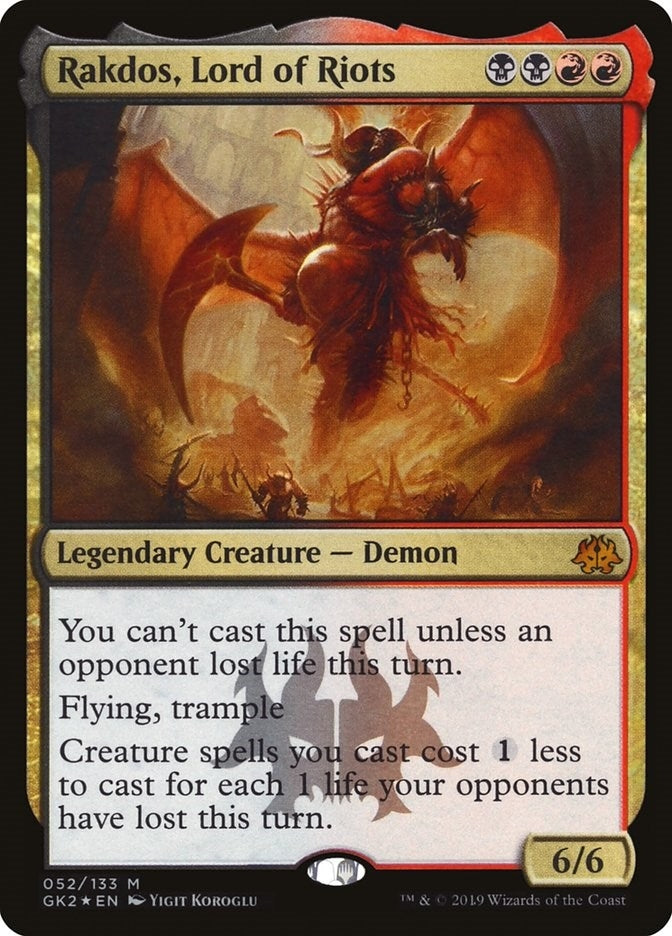 Rakdos, Lord of Riots (52) (Ravnica Allegiance: Guild Kits)