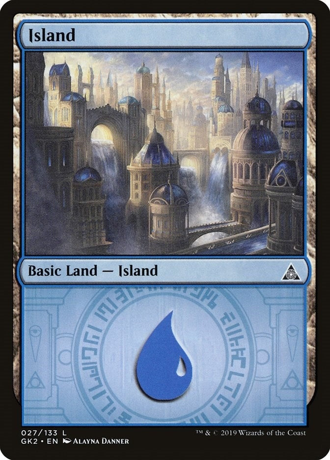 Island (027) (27) (Ravnica Allegiance: Guild Kits)