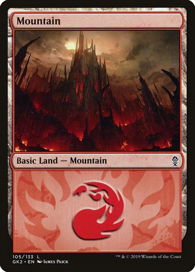 Mountain (105) (105) (Ravnica Allegiance: Guild Kits)