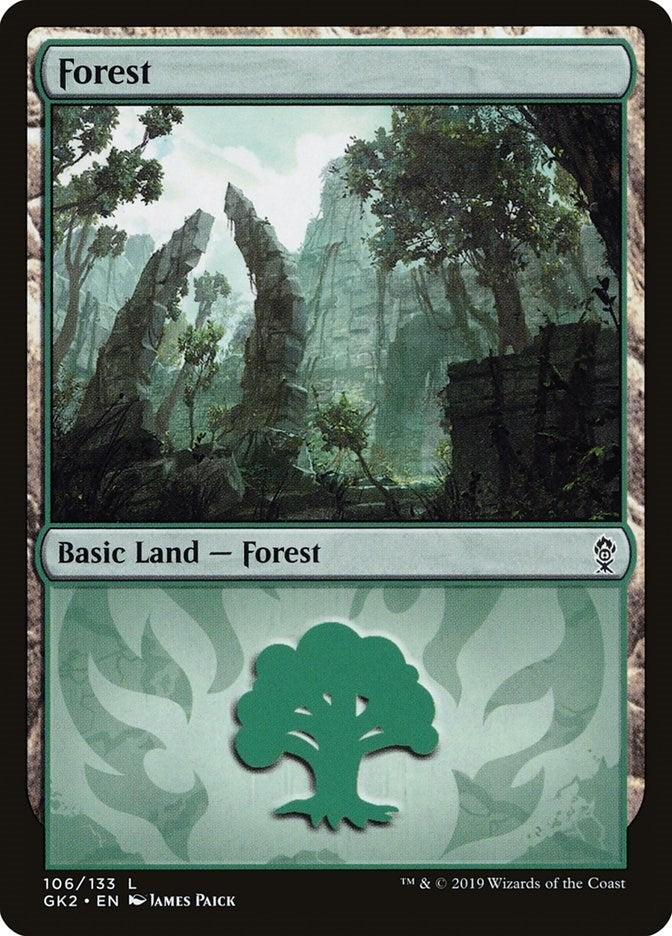 Forest (106) (106) (Ravnica Allegiance: Guild Kits)