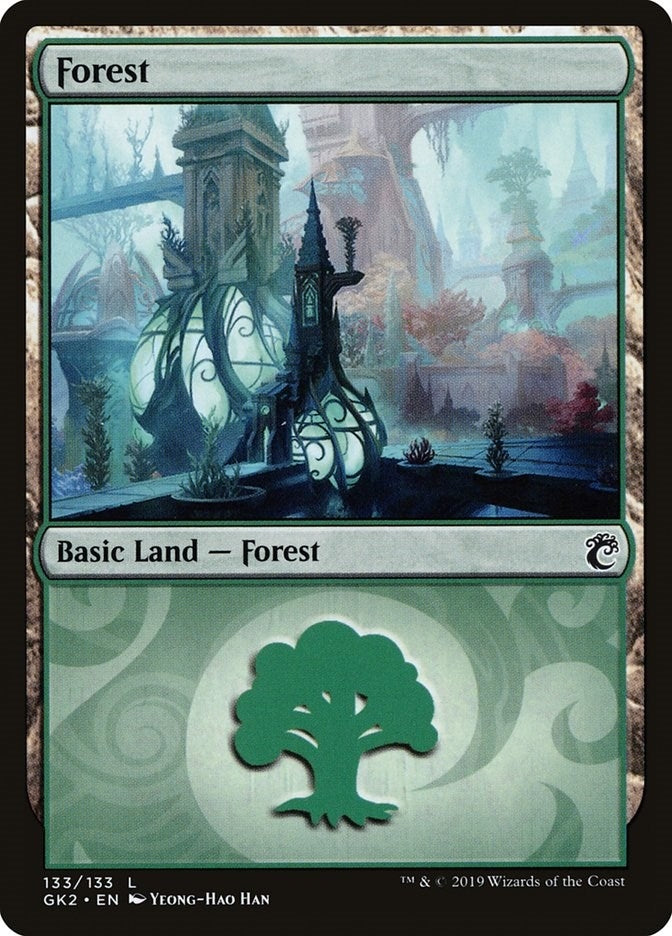 Forest (133) (133) (Ravnica Allegiance: Guild Kits)