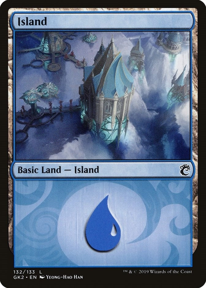 Island (132) (132) (Ravnica Allegiance: Guild Kits)