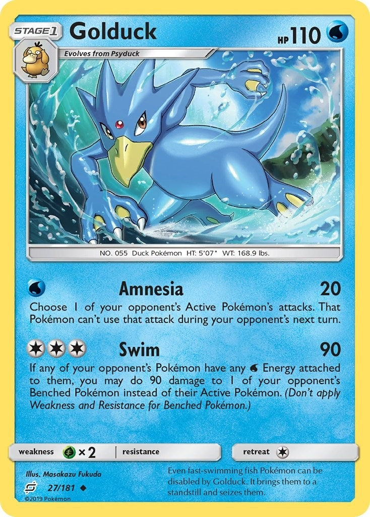 Image for Golduck (27/181) (SM - Team Up) - Pokemon