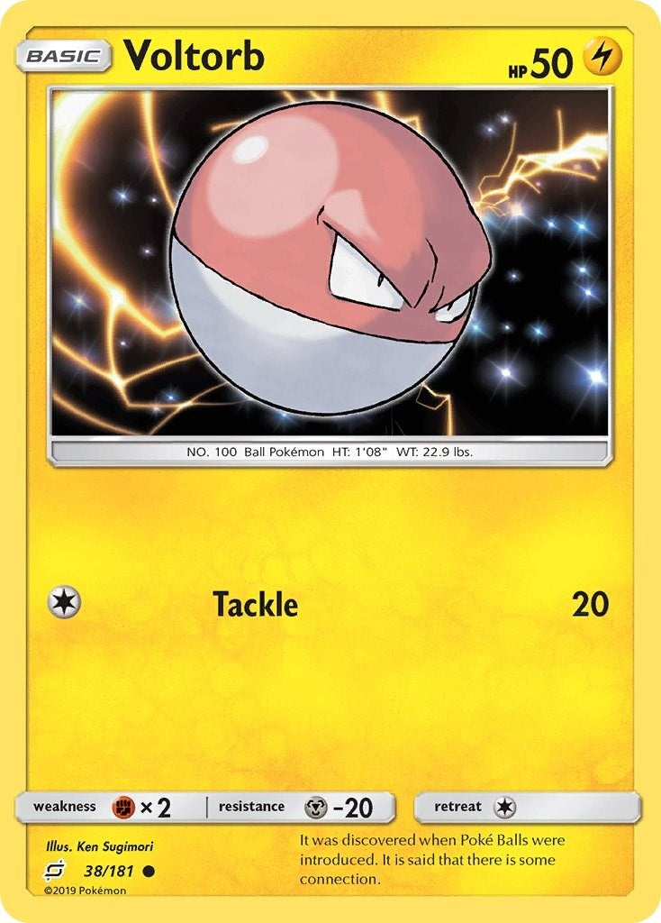 Image for Voltorb (38/181) (SM - Team Up) - Pokemon