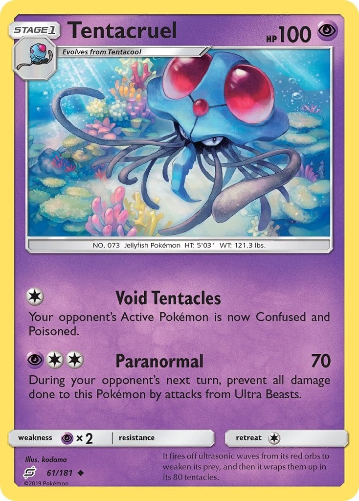 Image for Tentacruel (61/181) (SM - Team Up) - Pokemon
