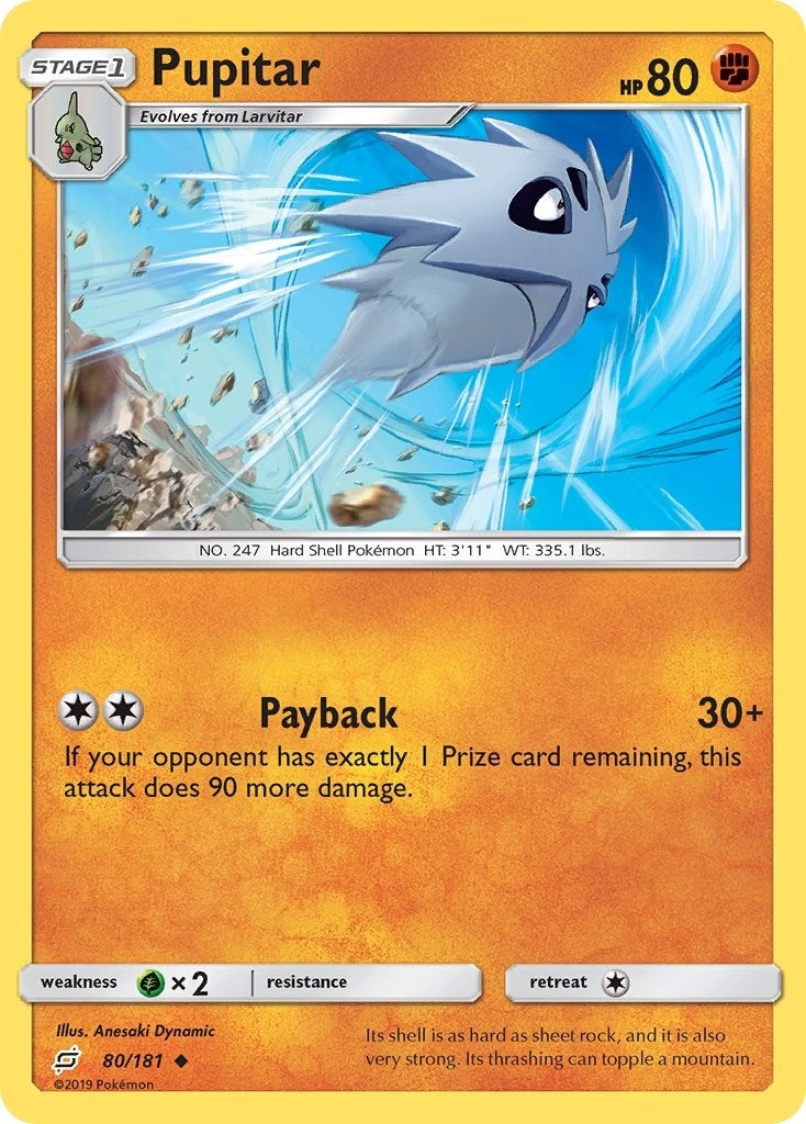 Image for Pupitar (80/181) (SM - Team Up) - Pokemon