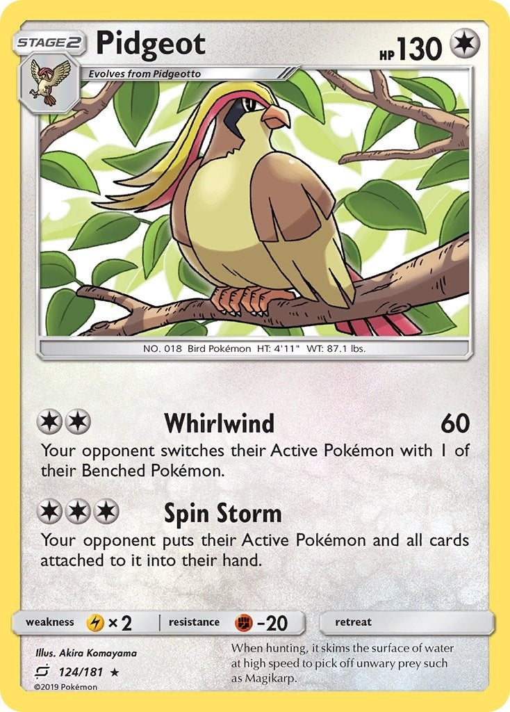 Image for Pidgeot (124/181) (SM - Team Up) - Pokemon