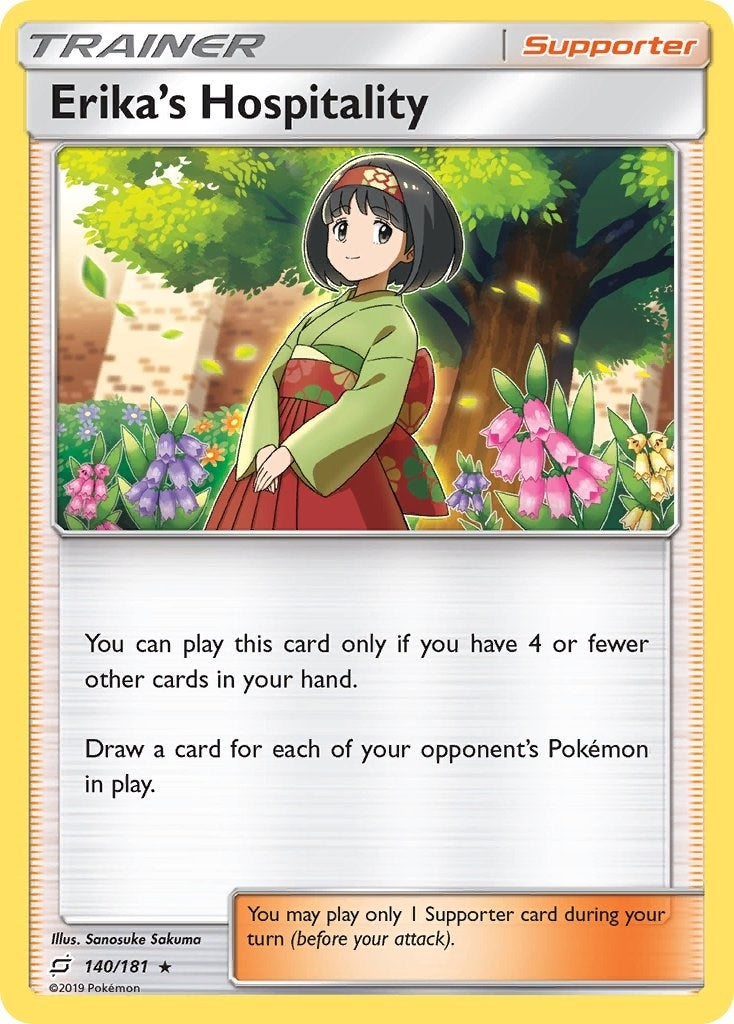 Image for Erika's Hospitality (140/181) (SM - Team Up) - Pokemon