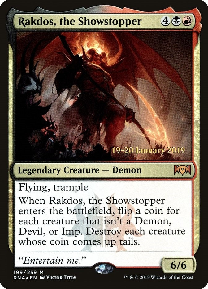 Rakdos, the Showstopper (199) (Prerelease Cards)