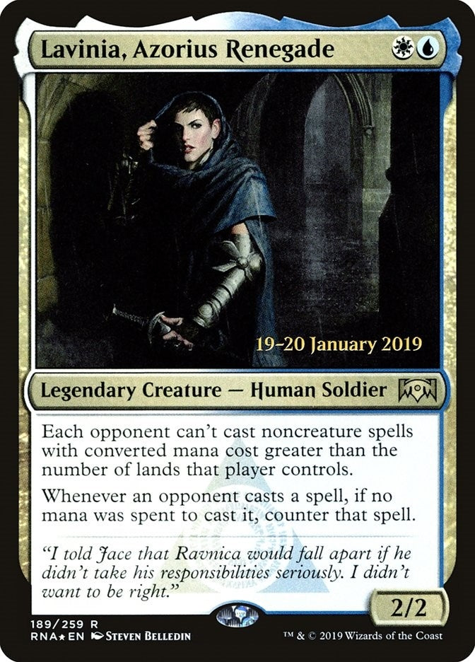 Lavinia, Azorius Renegade (189) (Prerelease Cards)