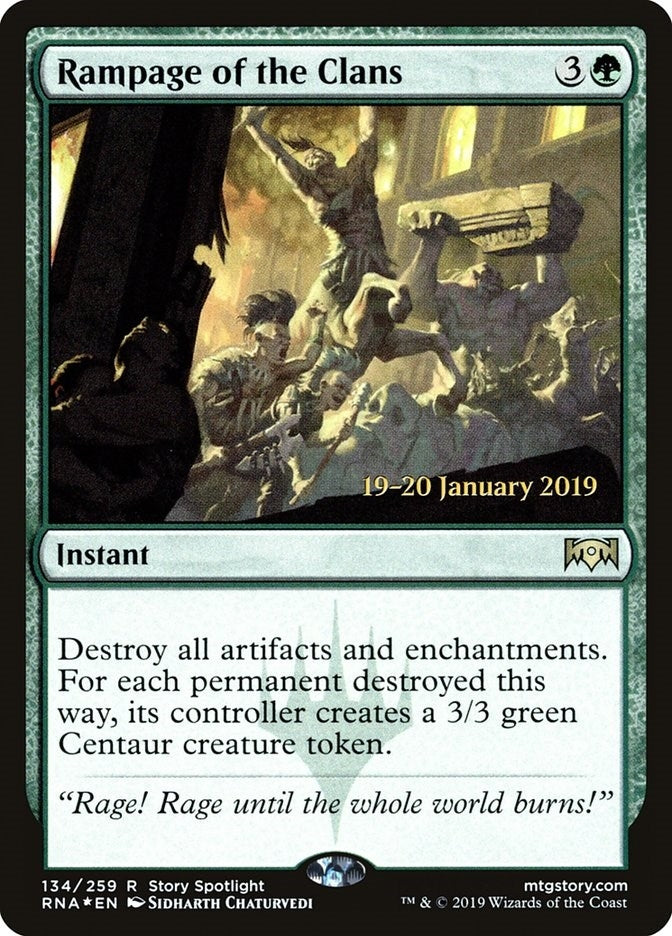 Rampage of the Clans (134) (Prerelease Cards)