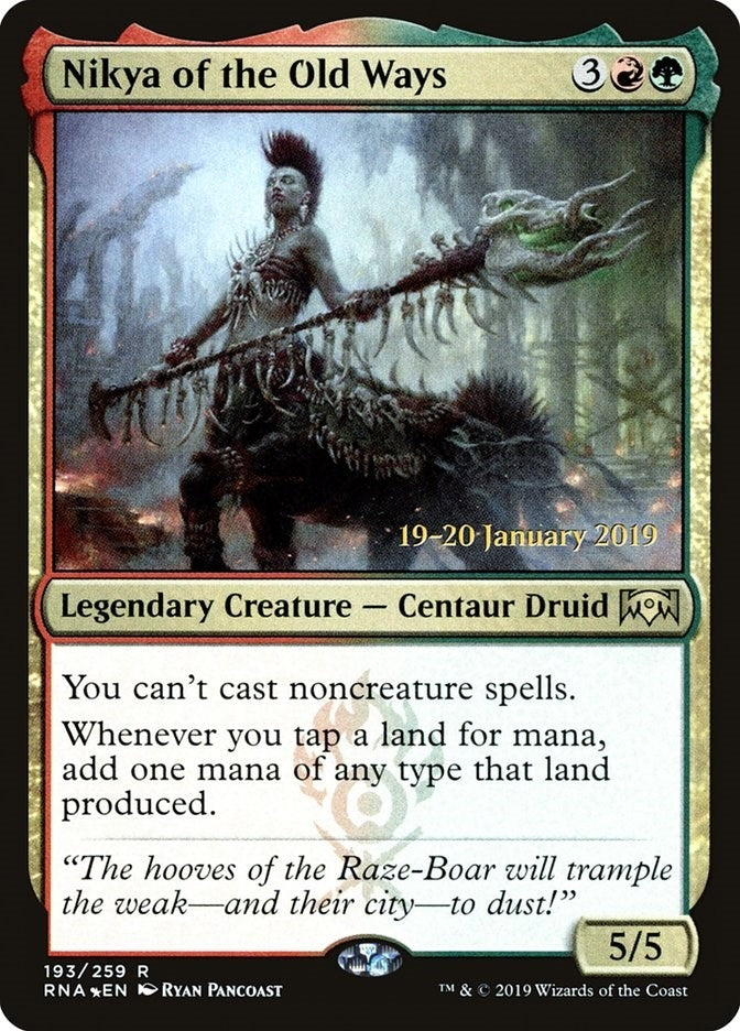 Nikya of the Old Ways (193) (Prerelease Cards)