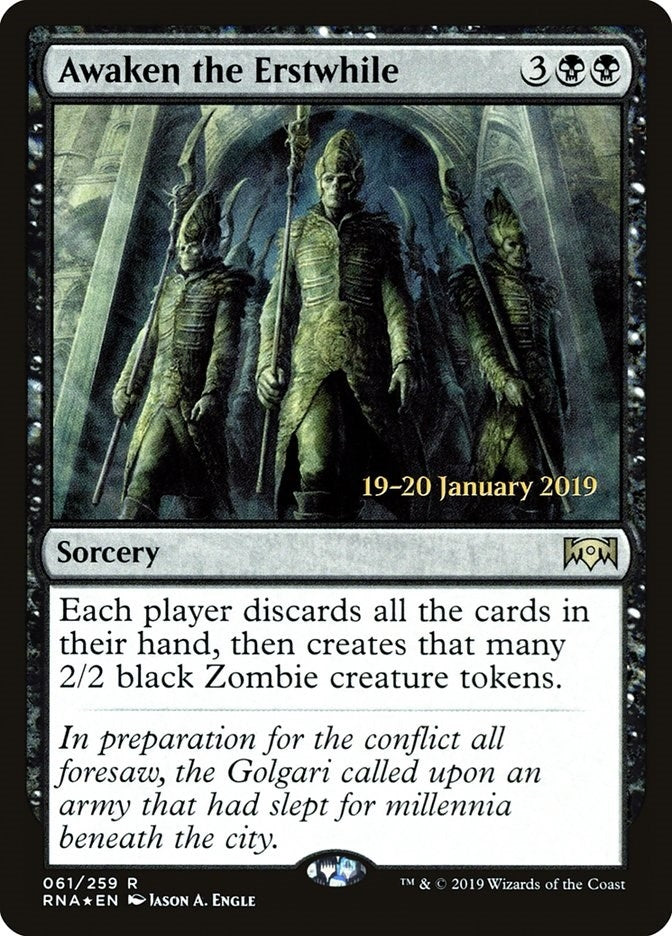 Awaken the Erstwhile (61) (Prerelease Cards)