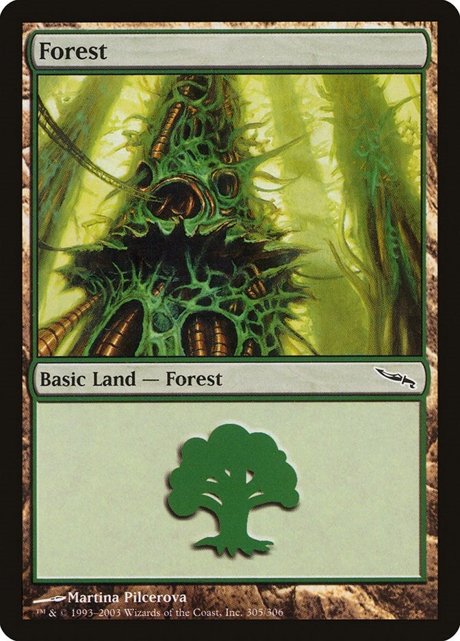 Forest (305) (305) (Mirrodin)