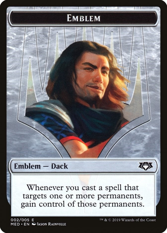 Emblem - Dack Fayden (2) (Mythic Edition: Ravnica Allegiance)