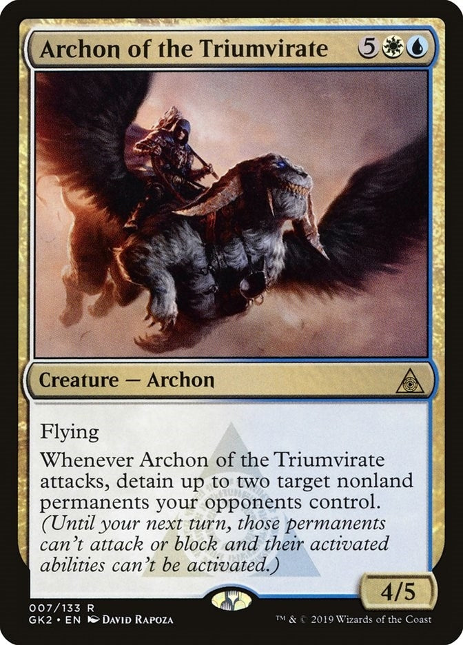 Archon of the Triumvirate (7) (Ravnica Allegiance: Guild Kits)