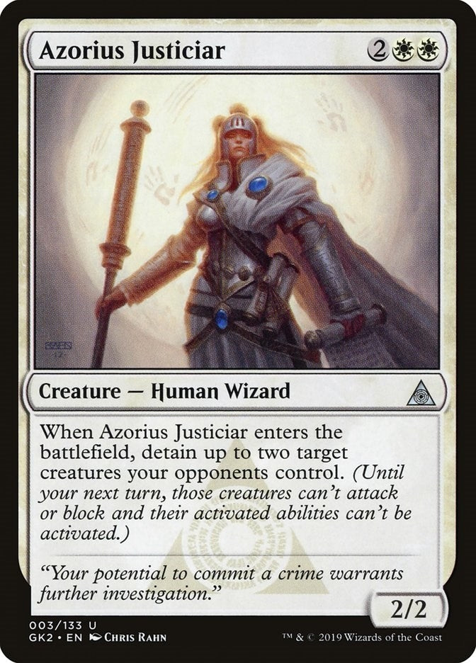Azorius Justiciar (3) (Ravnica Allegiance: Guild Kits)